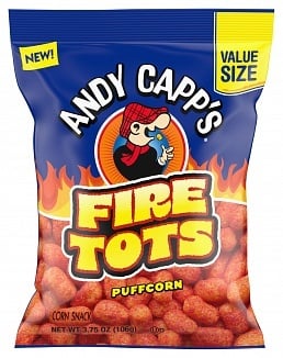Andy Capp's - Fire Tots Puffcorn 106 Gram