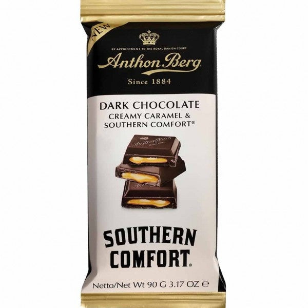 Anthon Berg - Dunkle Schokolade, Karamell &amp; Southern Comfort 90 Gramm