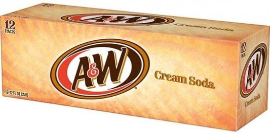 A&W Cream Soda 355ml 12 Blikjes