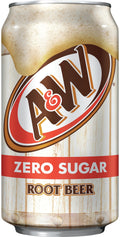 Bière de racine A&amp;W sans sucre 355 ml
