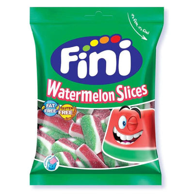 Fini - Sour Watermelon Slices 75 Gram 12 Stück (Halal)