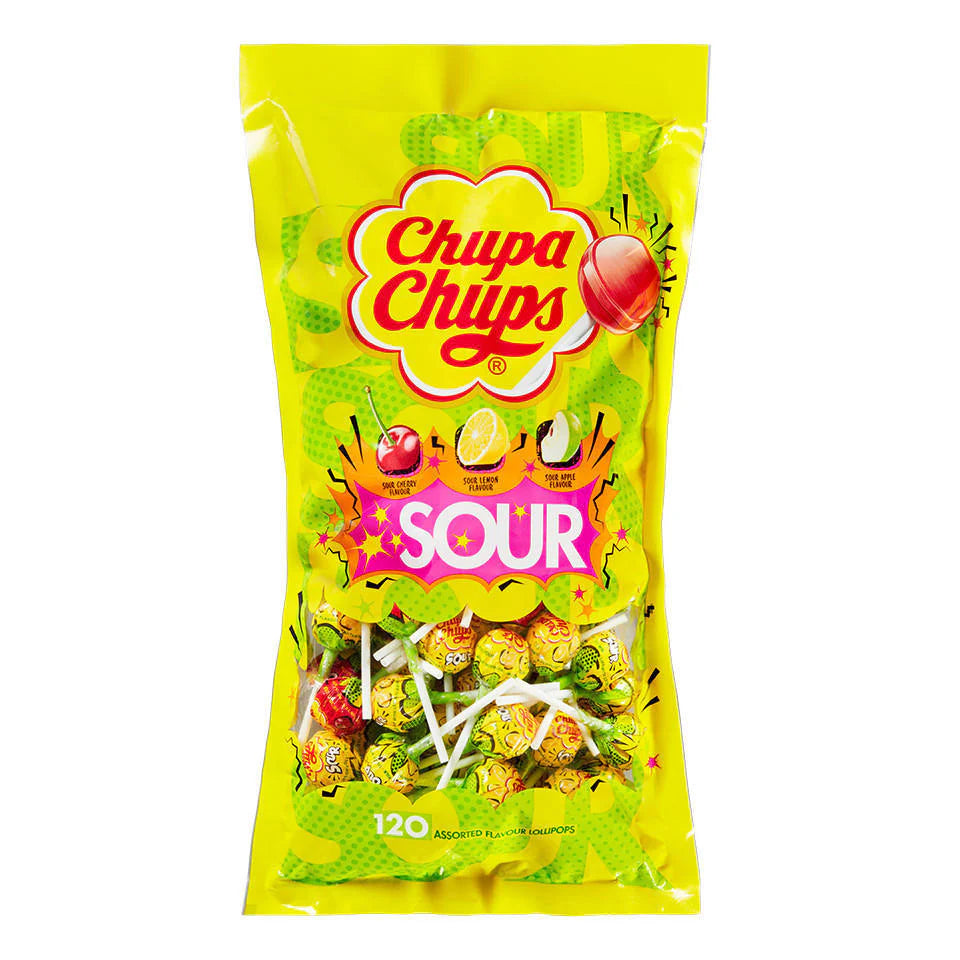 Chupa Chups - Sour 120 Stück 1200 Gram
