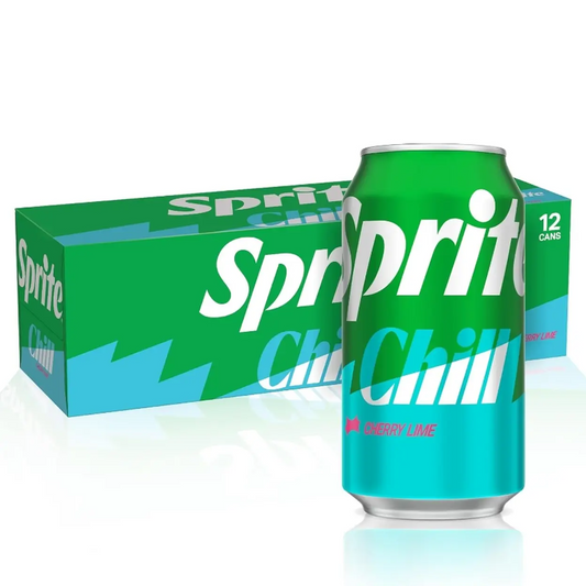 Sprite - Chill Cherry Lime 355ml 12 Blikjes ***THT 24-11-2025***