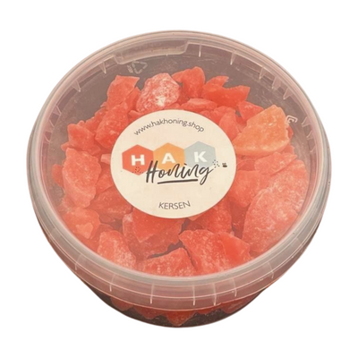 Miel haché - Cerises 300 grammes 