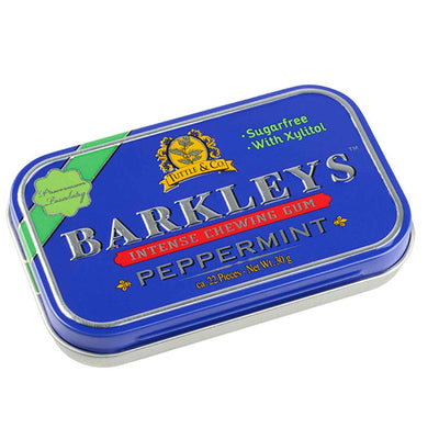 Barkleys - Pfefferminzkaugummi in der Dose, 30 Gramm