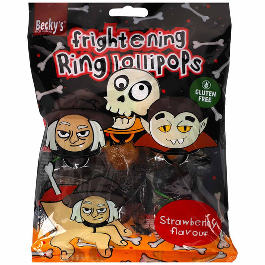 Becky's - Frightening Ring Lollipops 90 Gram