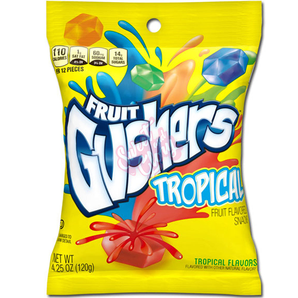 Fruit Gushers - Tropical 120 Gramm