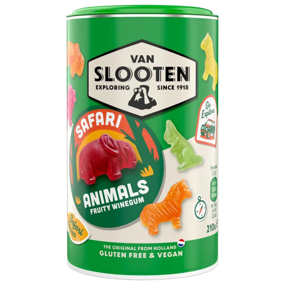 Van Slooten - Fruit Animals Safari 210 Gram