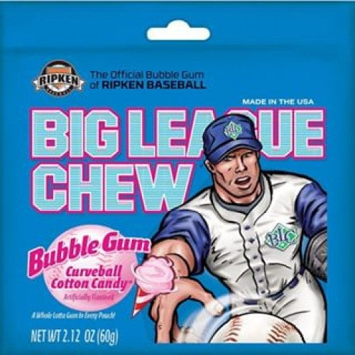 Big League Kaugummi – Curveball Zuckerwatte 60 Gramm