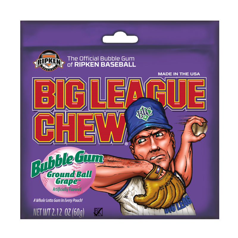 Big League Gum - Trauben-Kaugummi 60 Gramm