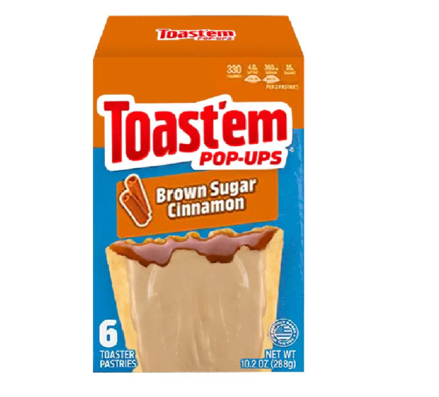Toast'em POP-UPS - Frosted Brown Sugar Cinnamon Toaster Pastries 288 Gram