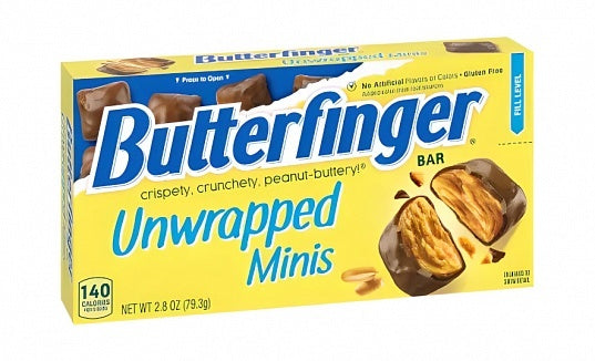 Butterfinger - Unwrapped Minis Theatre Box 79 Gram