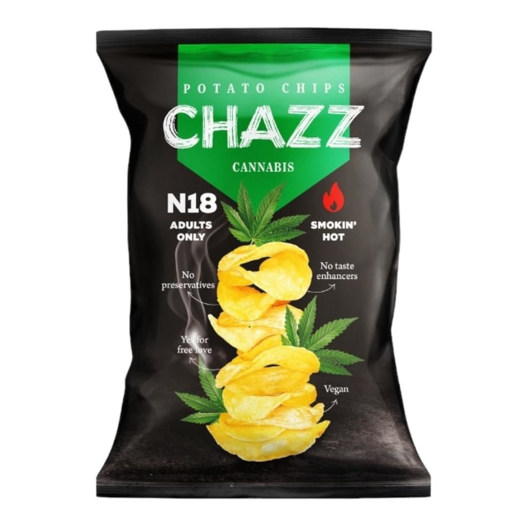Chazz - 18+ Cannabis Potato Chips (Hemp and Jalapeo) 90 Gram