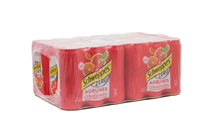 Schweppes - Agrumes Zero 330ml 24 Blikjes