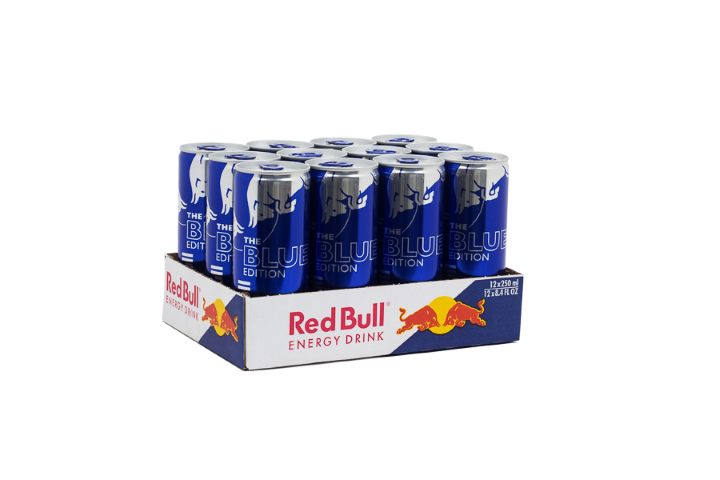 Red Bull - Blauw 250ml 12 Canettes