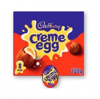 Cadbury - Creme Egg 8er-Packung 320 Gramm