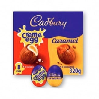 Cadbury - Creme Egg Mixed 8er-Packung 320 Gramm