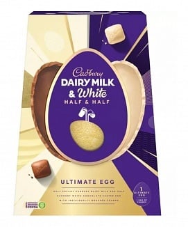 Cadbury - Dairy Milk & White Ultimate Egg 372 Gram