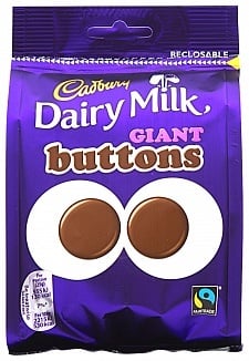 Cadbury - Dairy Milk Giant Buttons 119 Gram