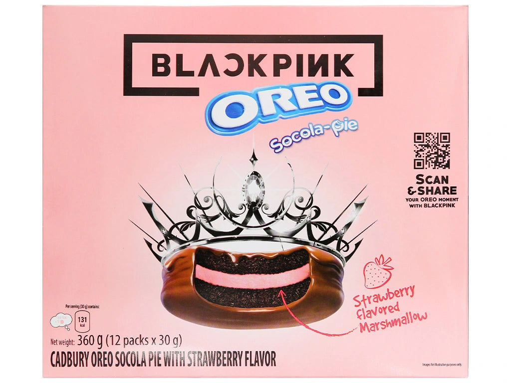 Oreo - Black Pink Socola-Pie Erdbeere 360 ​​Gramm