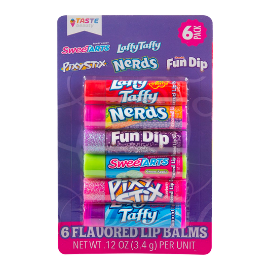 Assorted Candy Shop Lip Balm 6-Pack