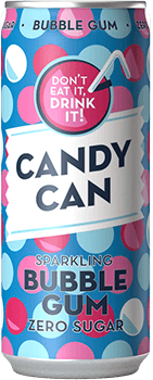 Candy Can -Sparkling Bubblegum Zero Sugar 330ml