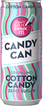 Candy Can -Sparkling Cotton Candy Zero Sugar 330ml