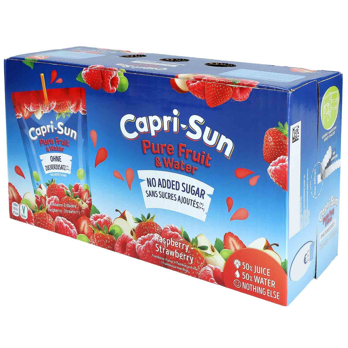 Capri Sun Blue Raspberry Capri-Sun - Pure Fruit & Water Raspberry-Strawberry 200ml 10-Pack ...