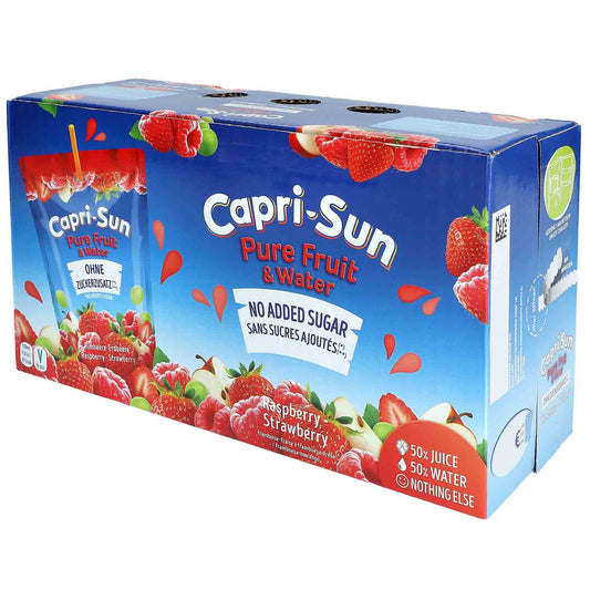 Capri-Sun - Pure Fruit & Water Raspberry-Strawberry 200ml 10-Pack