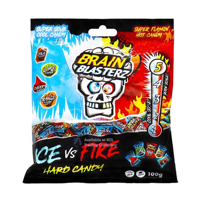 Brain Blasterz – Eis vs. Feuer Bonbontüte, 100 Gramm