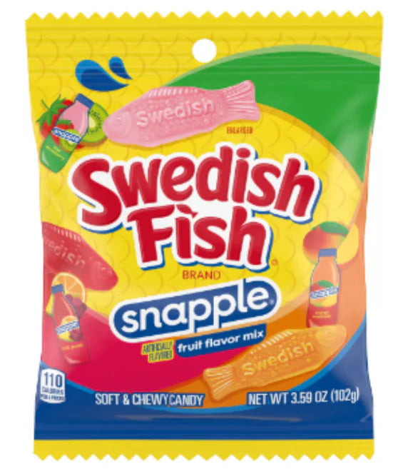 Roter schwedischer Fisch - Snapple 102 Gramm