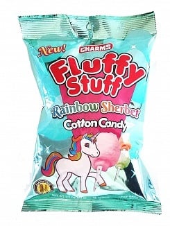 Charms - Fluffy Stuff Rainbow Sherbet Candy Floss 60 Gram