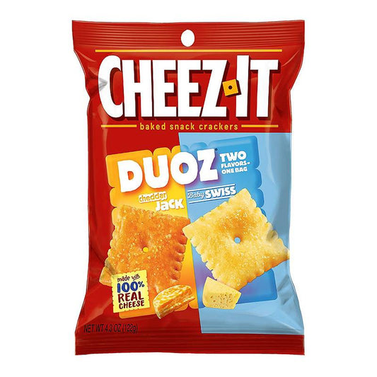 Cheez It - Duoz Cheddar Jack & Baby Swiss 122 Gram