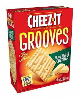 Cheez-It - Grooves Sharp White Cheddar 255 Gram