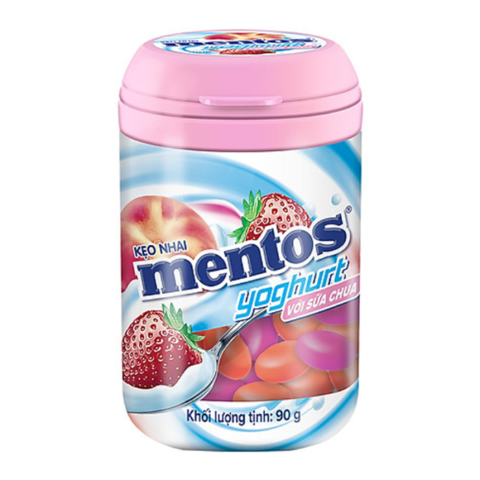 Mentos - Gum Strawberry Yogurt 90 Gram