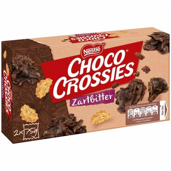 Nestle - Choco Crossies Zartbitter 150 Gram
