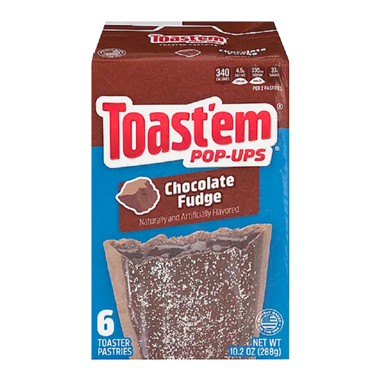 Toast'em POP-UPS - Frosted Chocolate Fudge Toaster Pastries 288 Gram