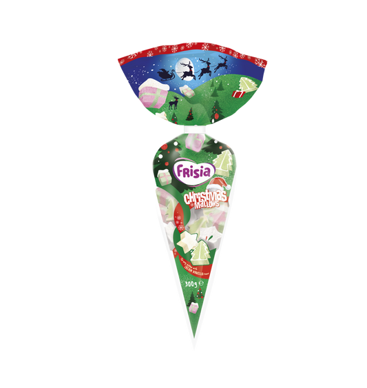 Frisia - Christmas Mallows Puntzak 300 Gram