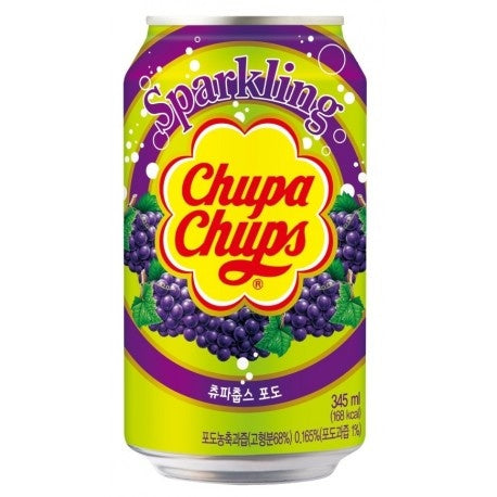 Chupa Chups - Boisson pétillante au raisin 345 ml (importée de Corée)