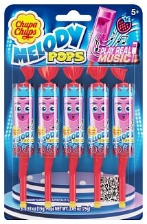 Chupa Chups - Melody Pops Fraise 75 grammes