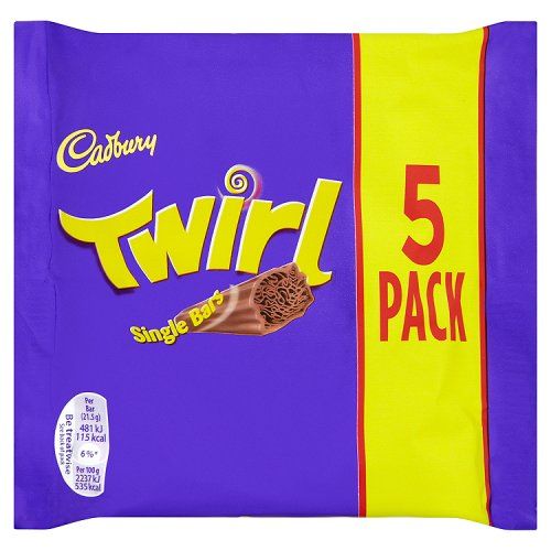 Cadbury - Twirl 5er-Packung 107,5 Gramm