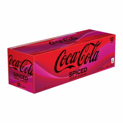 Coca Cola - Raspberry Spiced Zero Sugar 355ml 12 Dosen