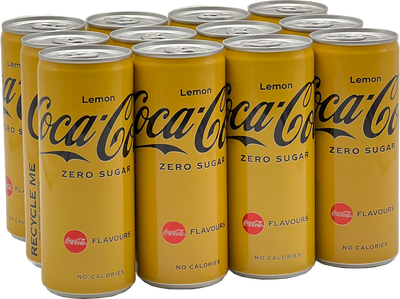 Coca Cola - Zero Lemon 250ml 12 Cans