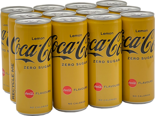 Coca Cola - Zero Lemon 250ml 12 Blikjes