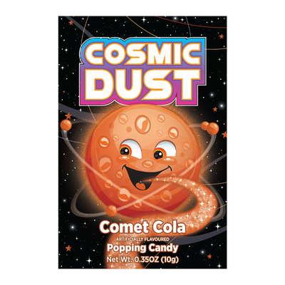 Cosmic Dust - Comet Cola Popping Candy 10 Gram 32 Pièces