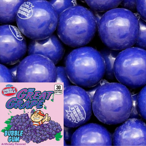 Dubble Bubble - Grape Gumballs 200 Gram