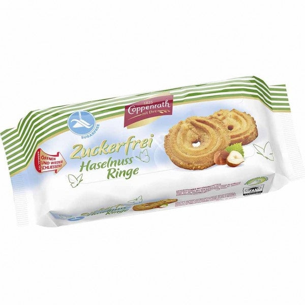 Coppenrath - Haselnuss Ringe 200 Gram (suikervrij)