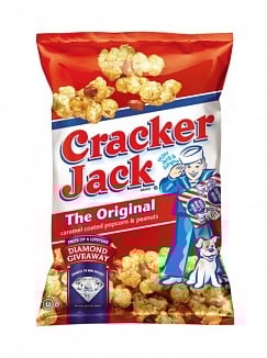 Frito Lay - Cracker Jack Original Caramel Coated Popcorn & Peanuts 88 Gram