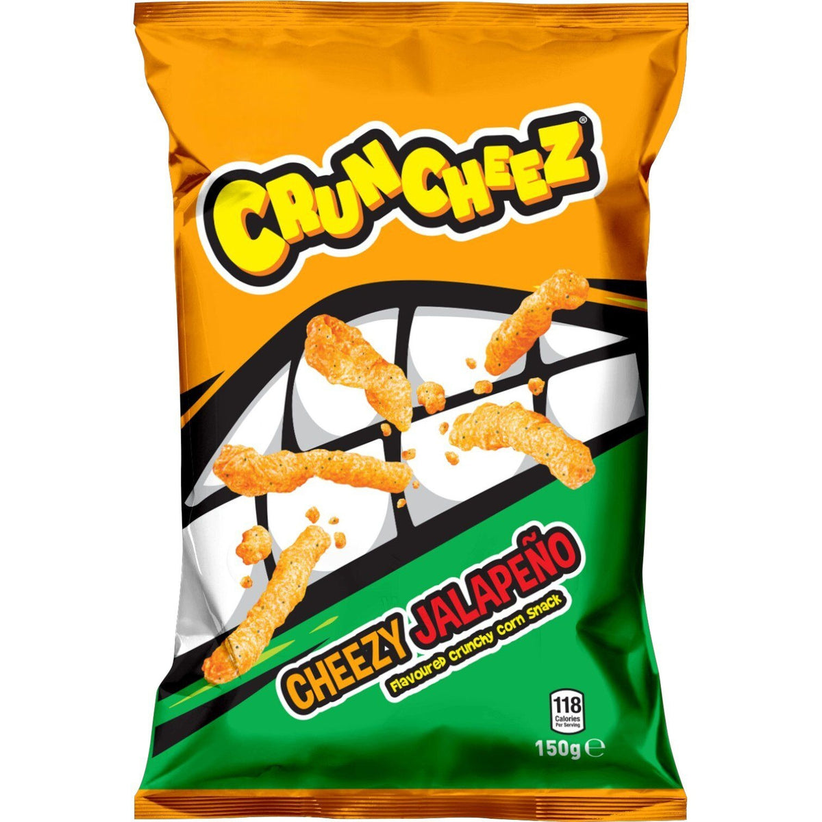 Cruncheez - Jalapeno au fromage 150 grammes
