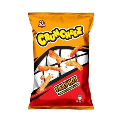 Cruncheez - Fiery Hot 150 Gram